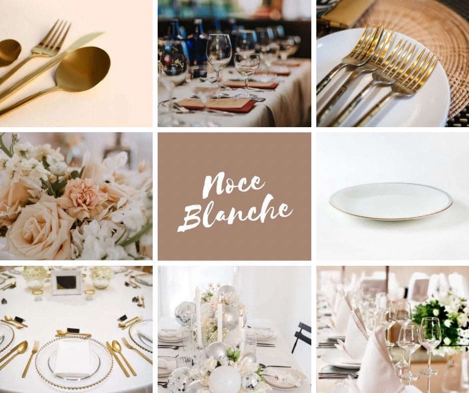 Noce blanche - Location de vaisselle